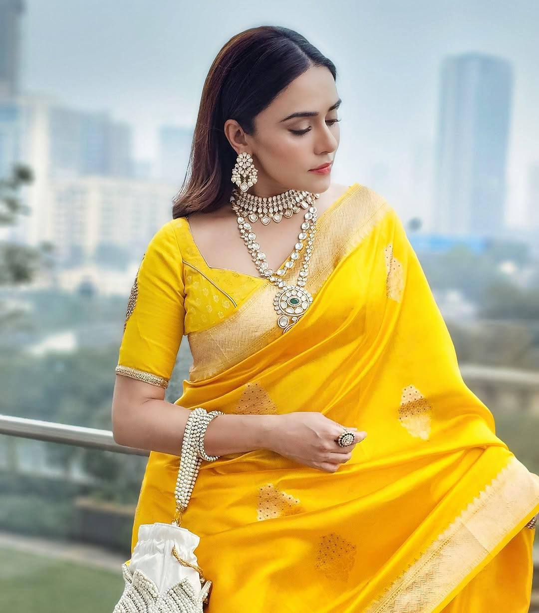 Radiant Yellow Soft Silk Saree with Elegant Gold Zari Weaving, Classic Border, and Timeless Festive & Wedding Wear Appeal